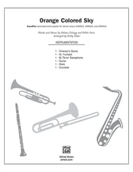 Orange Colored Sky Instrumental Parts choral sheet music cover